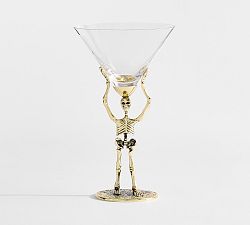 Skeleton Martini Glasses