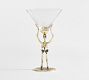 Skeleton Martini Glasses