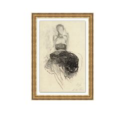 Femme Posture Framed Print