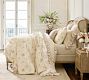 LoveShackFancy Floral Embroidered Quilt
