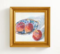 Red Apples in Bowl Framed Print