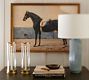 Elegant Midnight Horse Framed Canvas Print