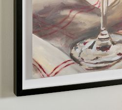 Poured Pinot Framed Print