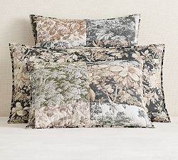 Cordelia Toile Reversible Quilted Sham