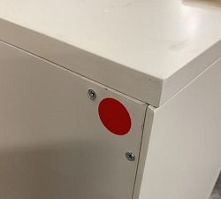 Open Box: Aubrey Bookcase Hutch (18"W x 48"H) - Dutch White
