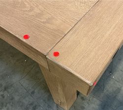 Open Box: Benchwright Extending Dining Table ( 108"-144"W, Seats 8-10) - Seadrift