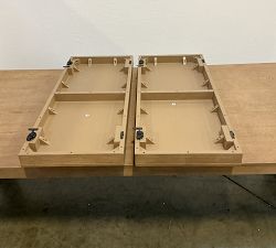 Open Box: Benchwright Extending Dining Table ( 108"-144"W, Seats 8-10) - Seadrift