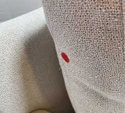 Open Box: Big Sur Square Arm Upholstered Sofa (83"), 2X2 - Performance Boucle Oatmeal