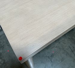 Open Box: Cayman L-Shaped Rotating Desk (50") - Biscotti