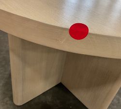 Open Box: Cayman Round Nesting Coffee Table (26") - Biscotti 