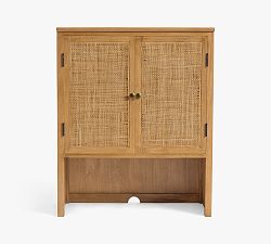 Open Box: Channing Cane Modular Cabinet Hutch - Midland Amber