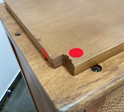 Open Box: Channing Cane Modular Cabinet Hutch - Midland Amber