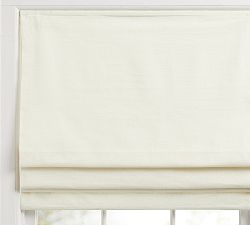 Open Box: Emery Linen Cordless Roman Blackout Shade (34"W x 64"L) - Ivory