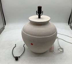 Open Box: Faris Ceramic Table Lamp Base (21") - Ivory