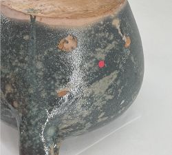 Open Box: Found Terracotta Amphora (13") - Blue