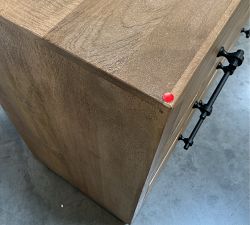 Open Box: Oakleigh 7-Drawer Dresser (57") - Heirloom Wheat, Traditional Hardware