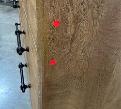 Open Box: Oakleigh 7-Drawer Dresser (57") - Heirloom Wheat, Traditional Hardware