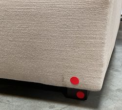 Open Box: Turner Petite Roll Arm Right Return Bumper - Performance Slub Cotton Stone