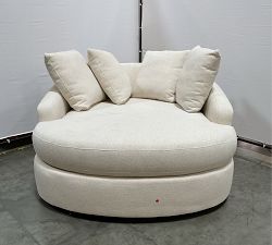 Open Box: Balboa Upholstered Media Lounger - Performance Boucle Oatmeal