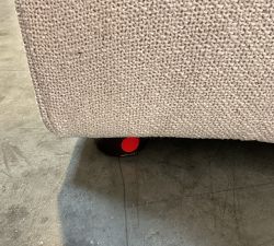 Open Box: Pearce Roll Arm Wedge - Performance Boucle Oatmeal