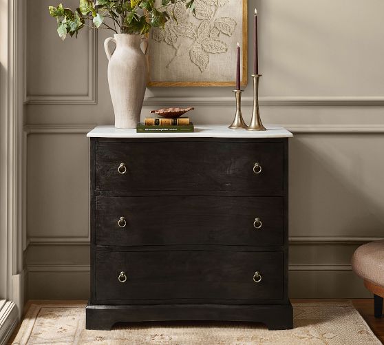 pottery barn black dresser Rosalie Extra-Wide Kids Dresser