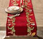 Nostalgic Christmas Icon Velvet Table Runner
