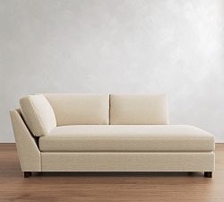 Open Box: Turner Petite Roll Arm Right Return Bumper - Performance Slub Cotton Stone