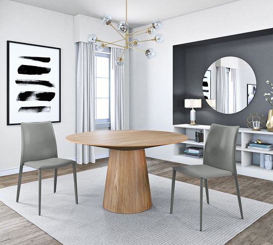 West Round Pedestal Dining Table (53") by Pottery Barn