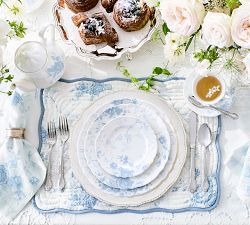 LoveShackFancy Rose Porcelain Teacups &amp; Saucers - Set of 2