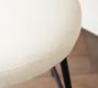 Maison Upholstered Backless Swivel Bar &amp; Counter Stools