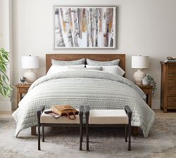 Ultra Soft Handcrafted TENCEL™ Cotton Reversible Quilt &amp; Shams