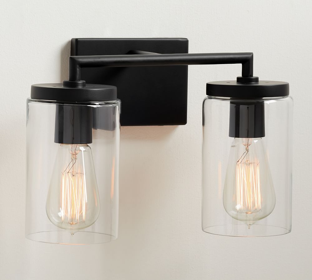 Rhodes Double Tube Sconce (16") by Pottery Barn