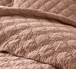 Velvet Lattice Handcrafted Quilt | Pottery Barn