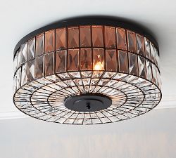 Adeline Crystal Flush Mount (13"-24")