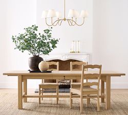 Baylor Round Pleated Shade Chandelier (38")