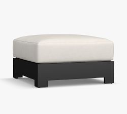 Malibu Metal Platform Outdoor Ottoman (33")