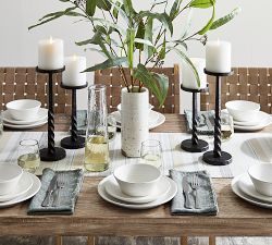 Larkin Stoneware Dinner Plates - Set of 4