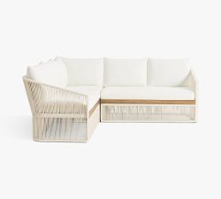 Lakewood Rope 3-Piece Outdoor Sectional (91")