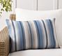 Sunbrella® Joel Striped Outdoor Lumbar Pillow