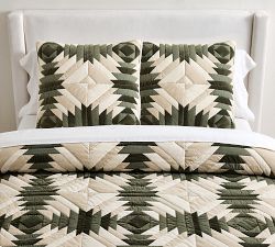Aubrey Velvet Patchwork Quilted Shams