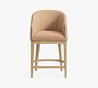 Baldwin Leather Stool