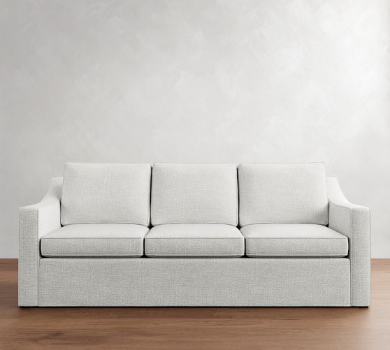 Cameron Slope Arm Slipcovered Sofa (60"-95") by Pottery Barn