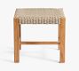 Malibu Teak &amp; Rope Square Outdoor Accent Table (20")