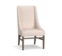 Milan Slope Upholstered Dining Armchair