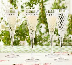 Monique Lhuillier Trelliage Champagne Flutes - Set of 4
