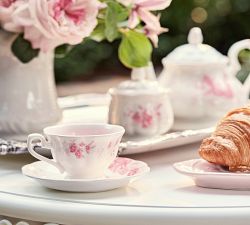 LoveShackFancy Rose Porcelain Tea Set
