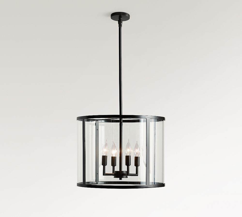 Manor Glass Round Indoor/Outdoor Pendant (18") by Pottery Barn