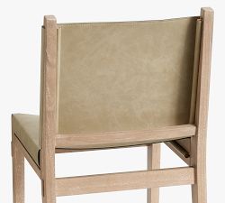 Noe Leather Sling Dining Chair