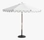 Premium 9' Round Portofino Patio Umbrella &ndash; Teak Tilt Frame​