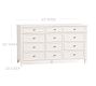 Clara 12-Drawer Dresser (63")